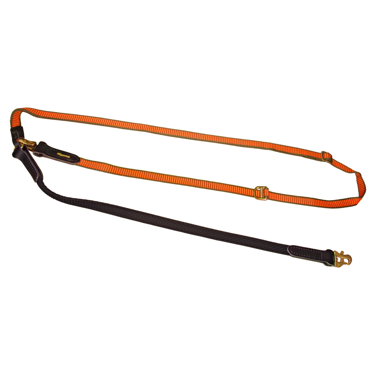 Laisse de cou Grip orange-olive